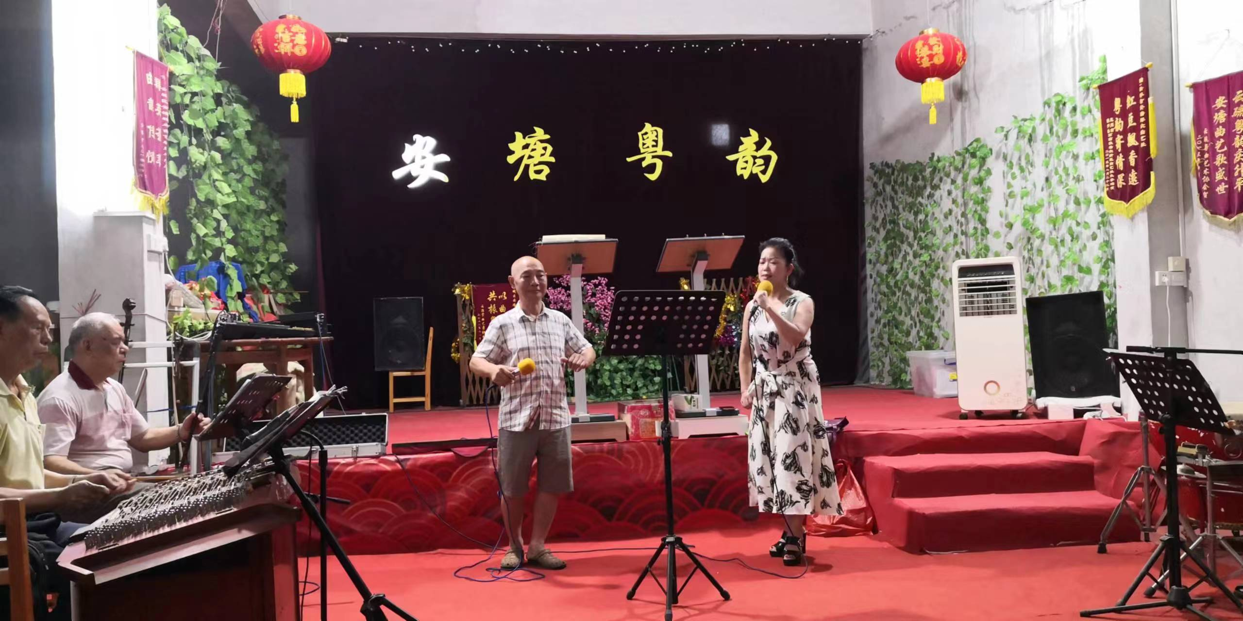 安塘曲艺社日常开展社团活动