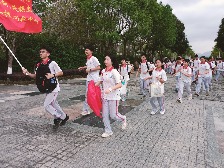 全民迎全运 相约粤港澳丨云浮市邓发纪念中学举办首届徒步活动