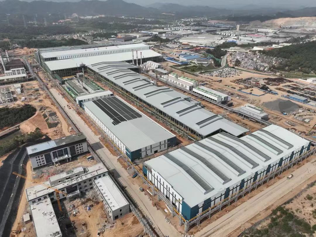 广东南方东海钢铁有限公司精品钢项目施工现场