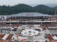 广湛高铁新兴南站工程预计11月底全面完工